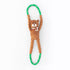 Zippy Paws Charity Rope Tugz Bear Rope and Squeaky Plush Dog Toy - Large  