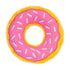 Zippy Paws Donutz Pink Strawberry Glazed with Sprinkles Squeak and Plush Dog Toy - Medium  