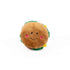 Zippy Paws NomNomz Hamburger Squeak and Plush Dog Toy  