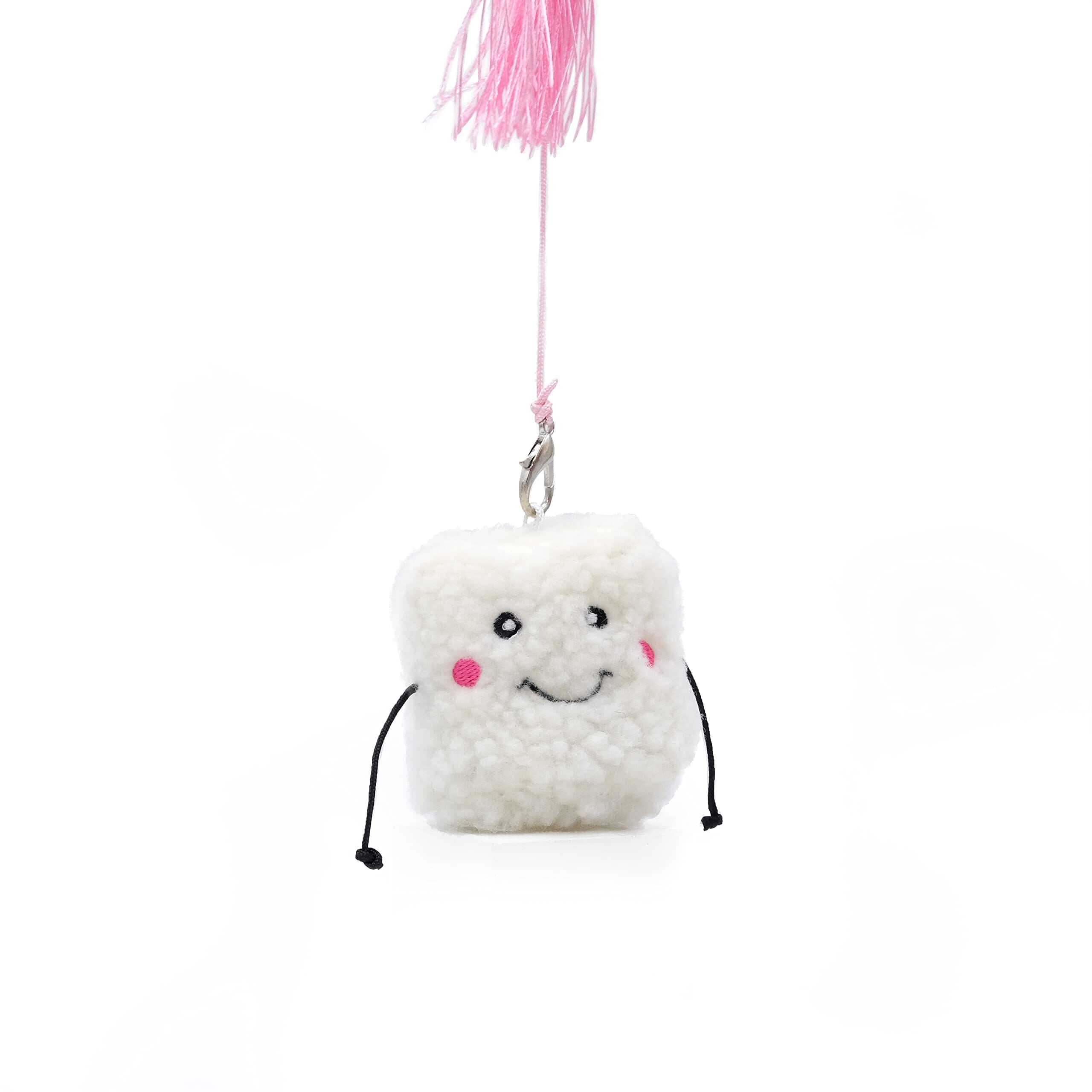 Zippy Paws ZippyStick Marshmallow Interactive Catnip Cat Teaser Wand - Small  