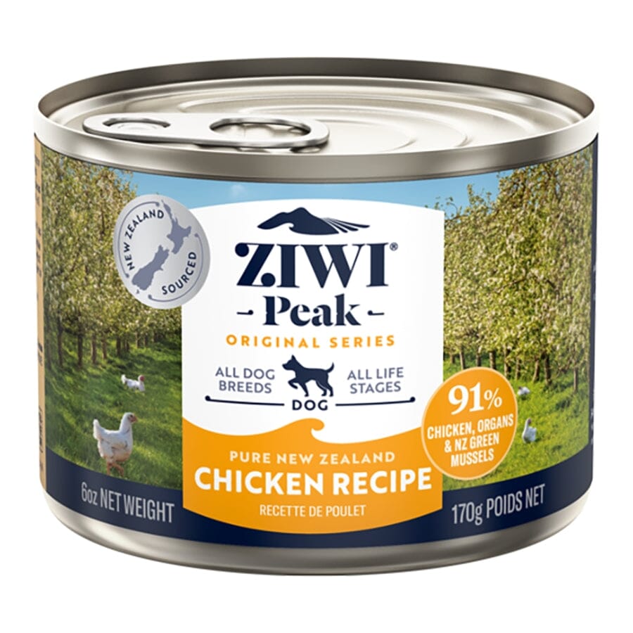Ziwi Peak All-Life-Stages and Breeds Chicken Recipe Canned Dog Food - 6 Oz - Case of 13