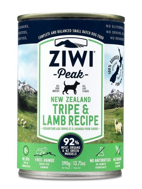 Ziwi Peak Tripe Lamb Pate Canned Dog Food - 13.75 Oz - Case of 12
