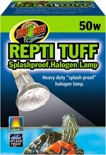 Zoo Med Laboratories 50 Watt Repti Tuff Splashproof Halogen Lamp  