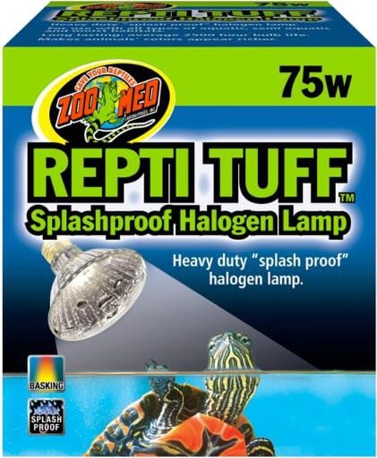 Zoo Med Laboratories 75 Watt Repti Tuff Splashproof Halogen Lamp  