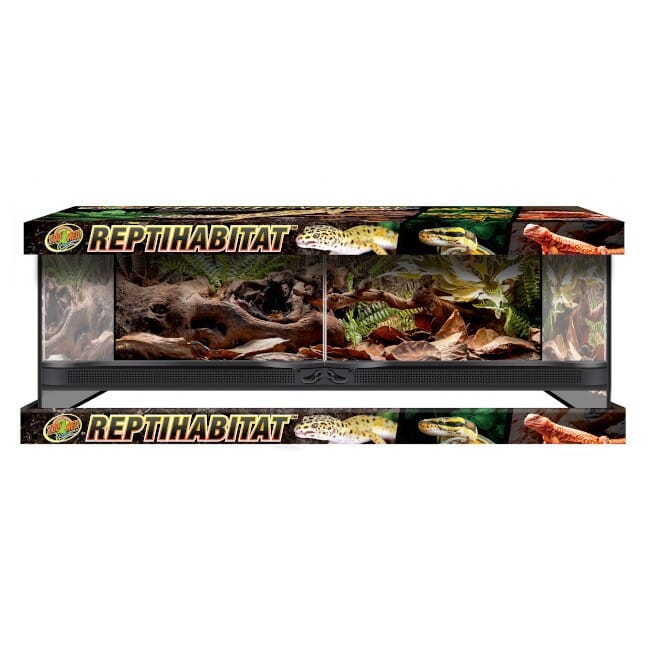 Zoo Med Laboratories Hinged Double Door Glass Cage Terrarium - 32 Gallons - L:36 X W:18 X H:12 Inches Default Title