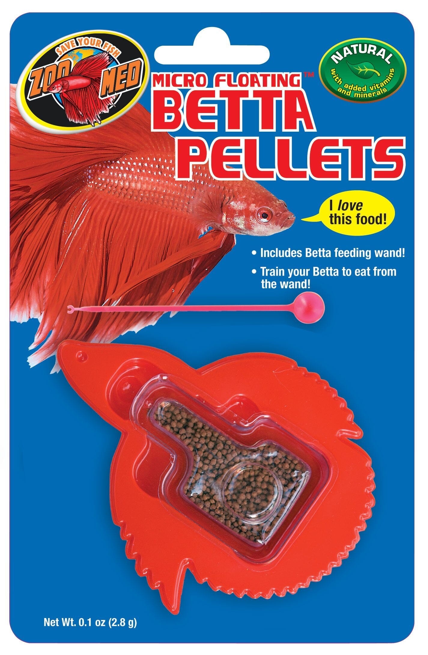 Zoo Med Laboratories Micro Floating™ Betta Pellet for Fish - 0.12 Oz  