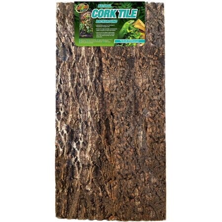 Zoo Med Laboratories Natural Cork Tile Background Terrarium Décor - Brown L:18 X W:36 Inches