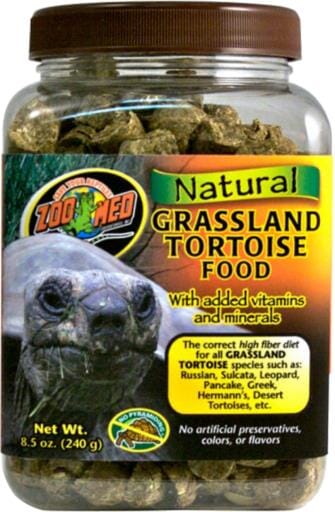 Zoo Med Laboratories Natural Grassland Tortoise Food - 8.5 Oz  