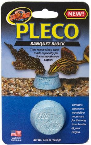 Zoo Med Laboratories Pleco Banquet® Block for Reptiles - 0.45 Oz  