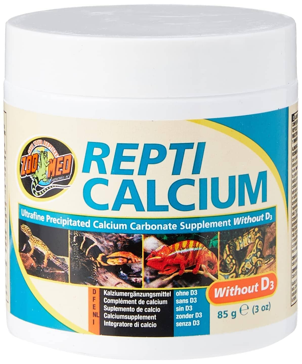 Zoo Med Laboratories Repti Calcium® Without D3 - 3 Oz  