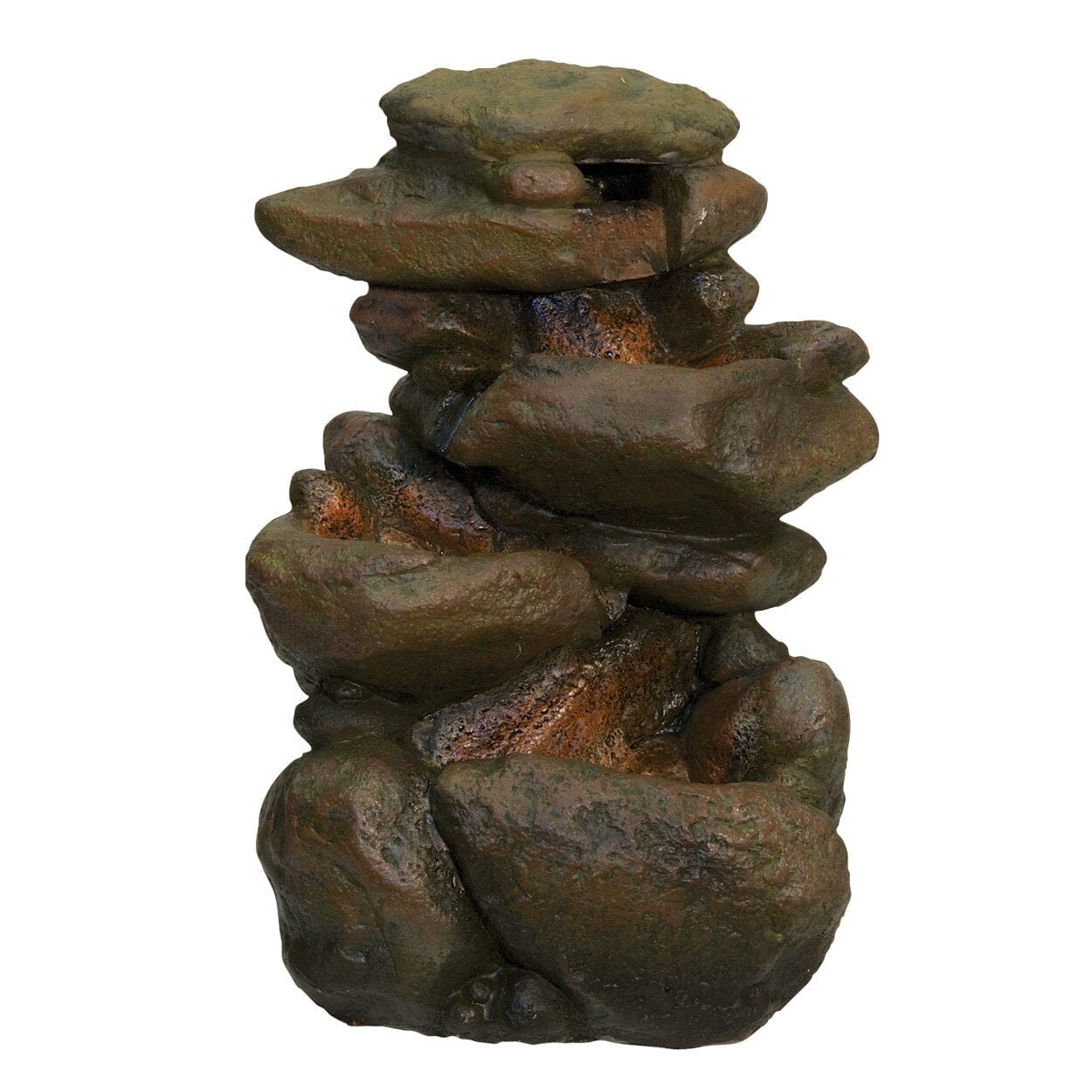Zoo Med Laboratories Repti Rapids® Reptiles LED Waterfall Rock - 7.25 X 5.5 X 11 Inch Small