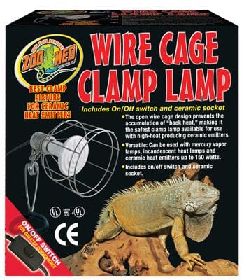 Zoo Med Laboratories Repti Wire Cage Clamp Lamp  