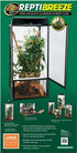 Zoo Med Laboratories ReptiBreeze Reptile Cage with Open-Air Auluminum Screen - Large - L:18" X W:18" X H:36" Inches  