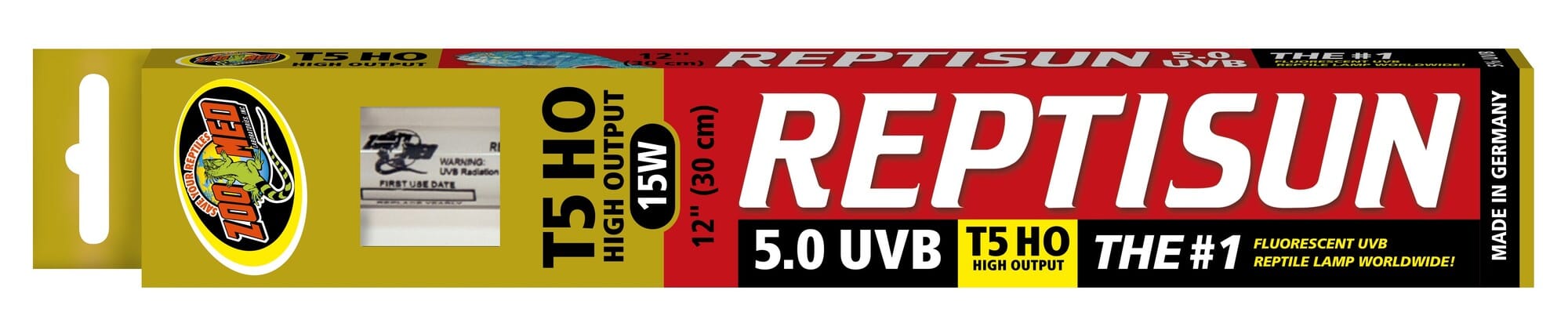 Zoo Med Laboratories ReptiSun T5 5.0 High-Output Terrarium Replacement Bulbs - 15 Watt - 12 Inch Default Title