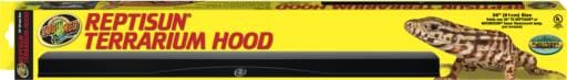 Zoo Med Laboratories ReptiSun T8 Light Holding Reptile Terrarium Hood with Reflector without Bulb - 36" Inches  