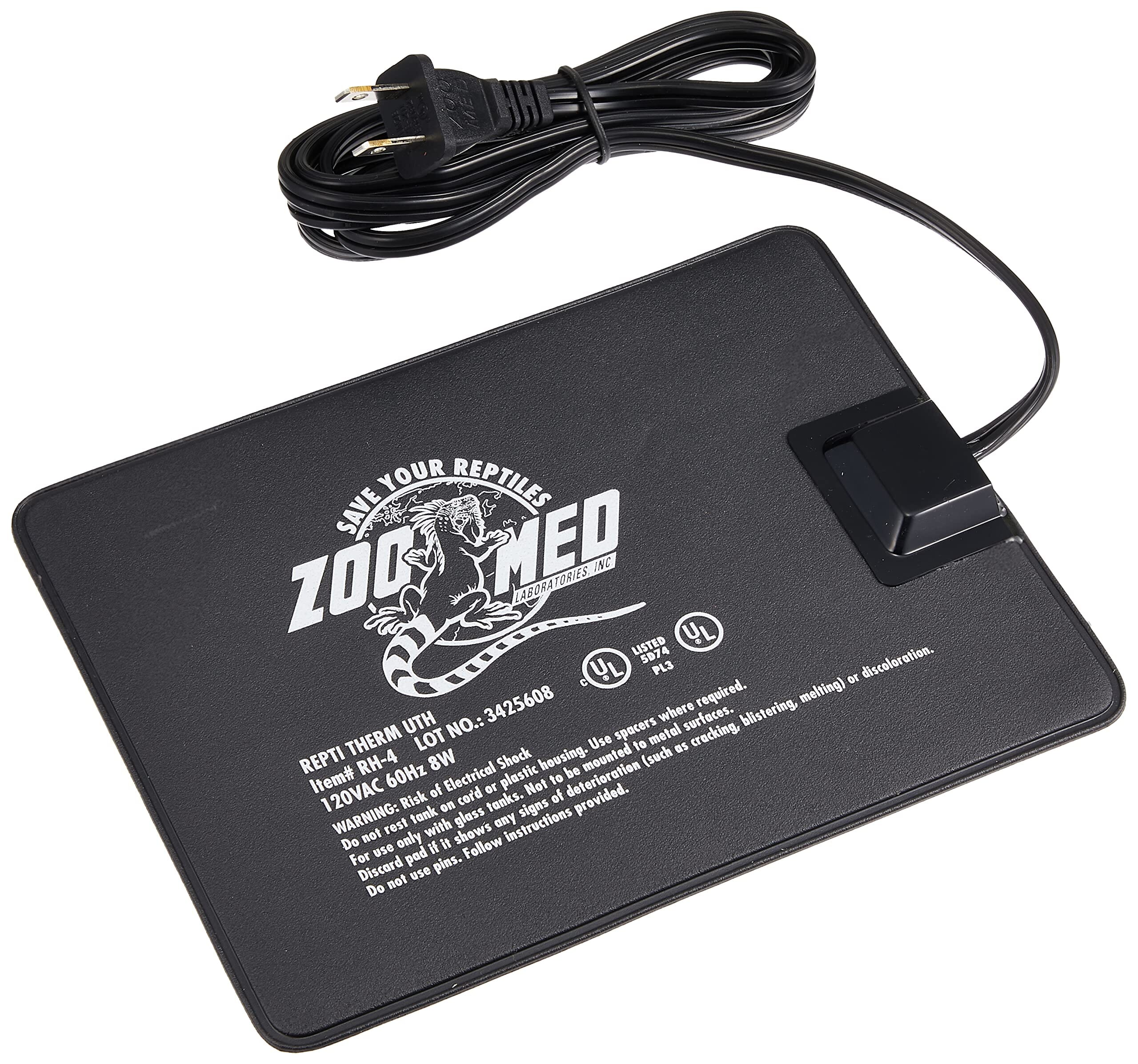 Zoo Med Laboratories Reptitherm® Small Under Tank Heater - 6 X 8 Inch  