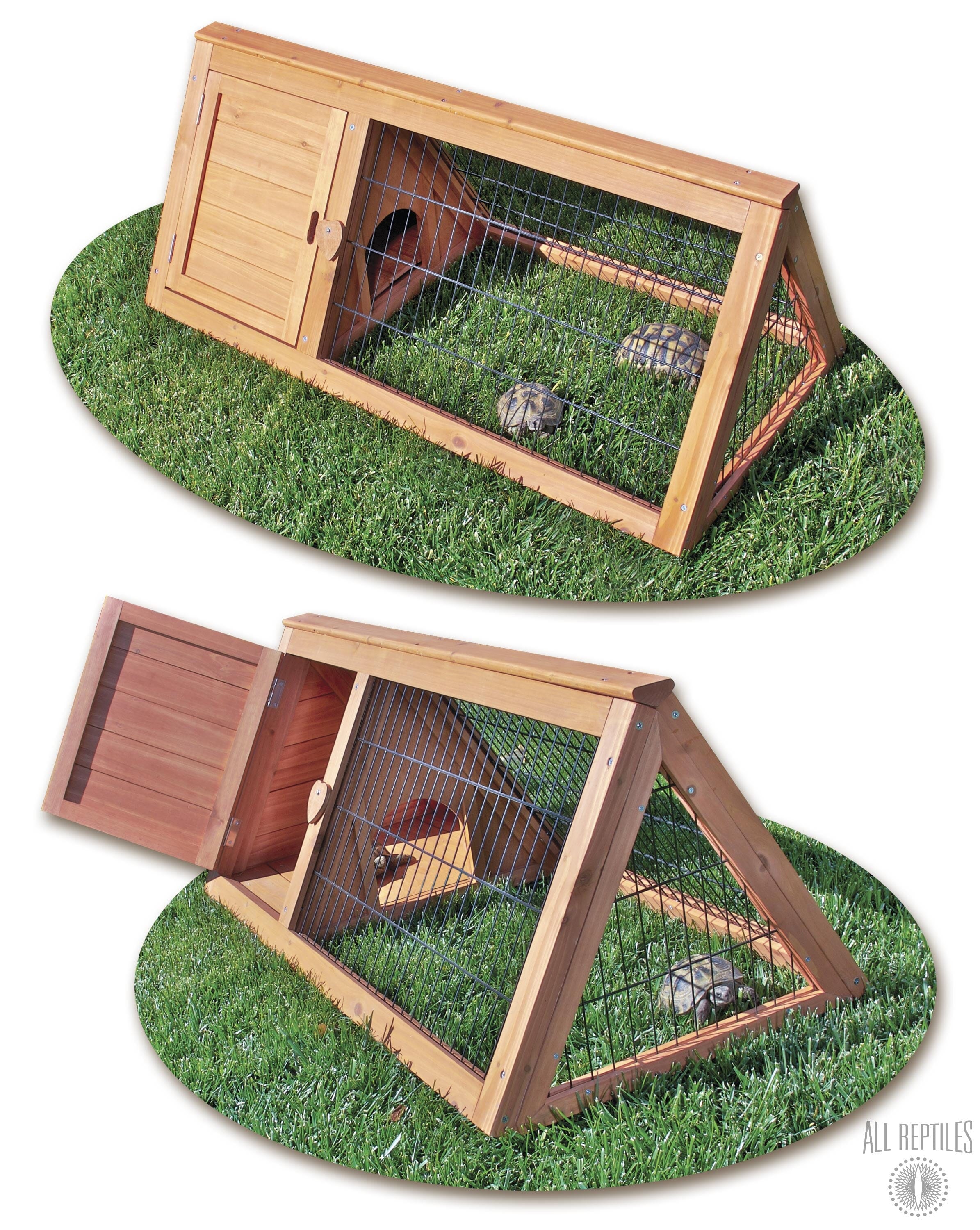 Zoo Med Laboratories Tortoise and Box Turtle Outdoor Shelter Play Pen - L:39.5