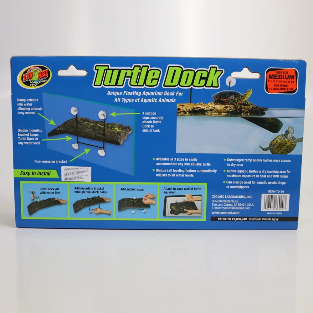 Zoo Med Laboratories Turtle Dock® Medium Turtle Pond Dock® 7 X 15.5 Inch  