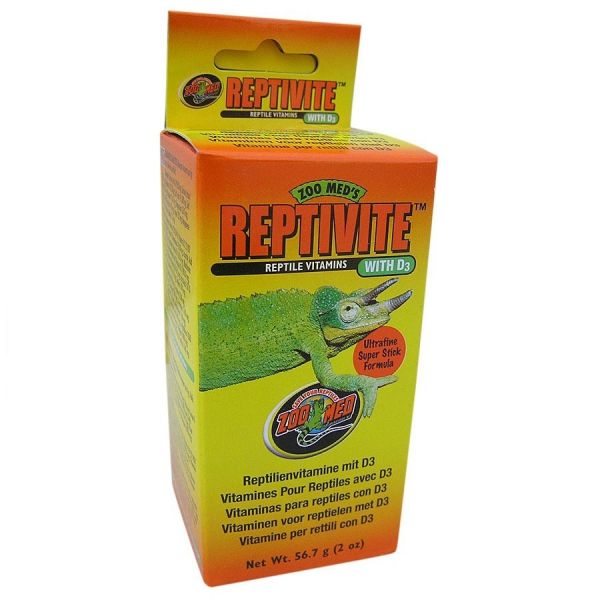 Zoo Med Laboratories Reptivite™ with D3 Ultrafine Super Stick Formula - 2 Oz  