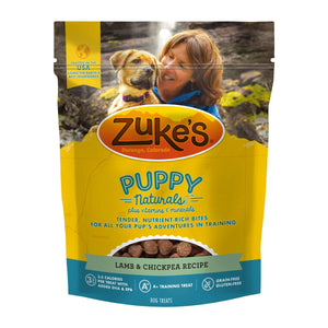 Zukes Mini Naturals for Puppies Lamb and Chickpea Training Soft and Chewy Treats - 5 Oz