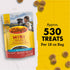 Zuke's Mini Naturals Peanut Butter and Oats Recipe with Vitamins and Minerals Soft and Chewy Training Dog Treats