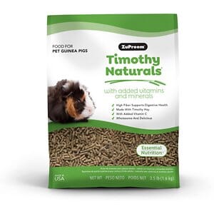 Zupreem Timothy Naturals Guinea Pig Food - 3.5 Lbs