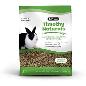 Zupreem Timothy Naturals Rabbit Food - 3.5 Lbs