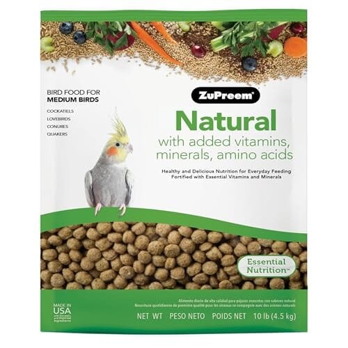 Zupreme Natural Blend Diet for Small or Medium Bird Food - 10 Lbs Default Title