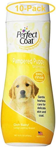 8-In-1 Perfect Coat Mild Baby Powder Puppy Dog Shampoo - 16 Oz  