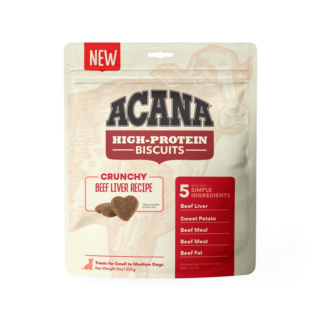Acana 'Kentucky Dogstar Chicken' Beef Liver Recipe Large Crunchy Dog Biscuits - 9 oz Bag  