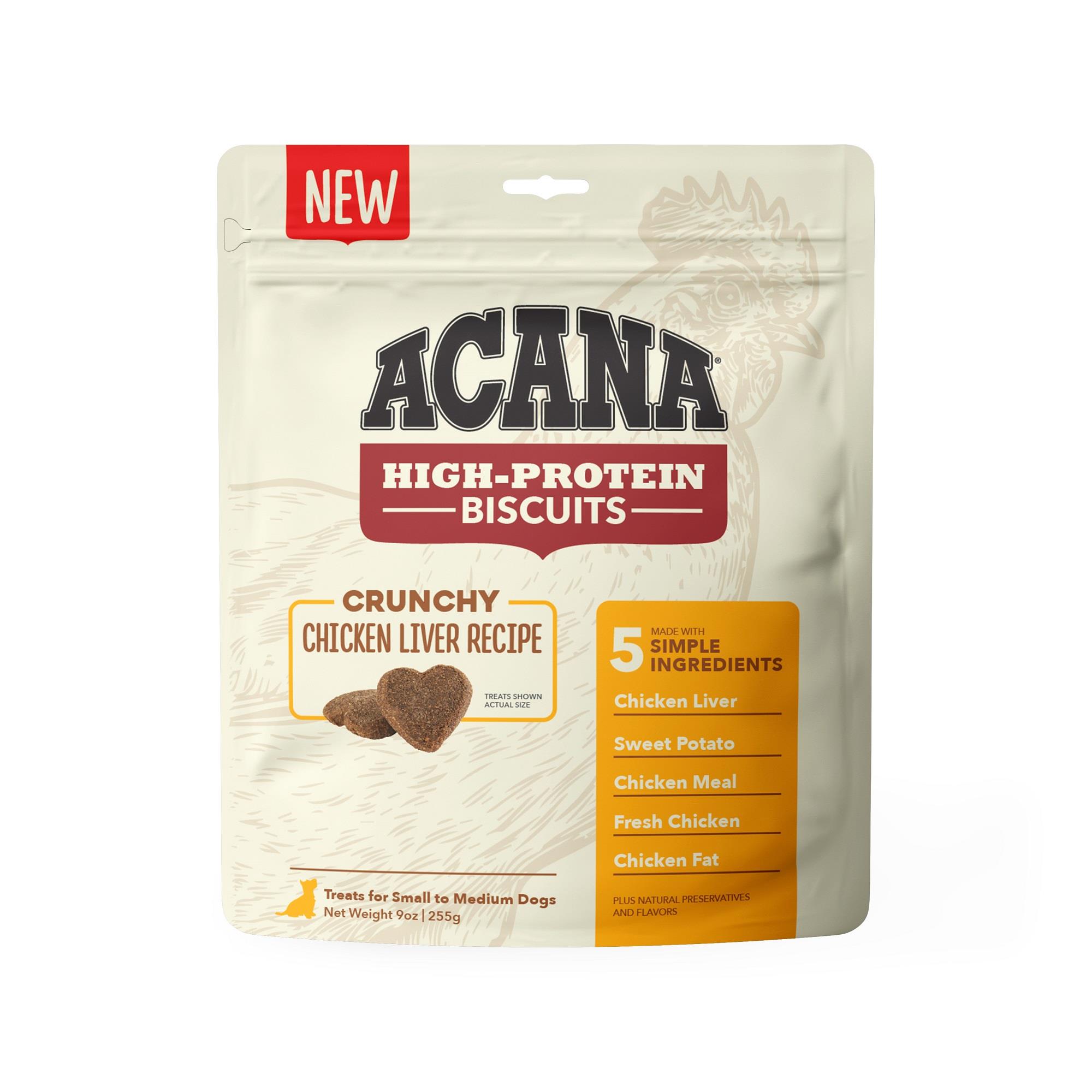 Acana 'Kentucky Dogstar Chicken' Chicken Liver Recipe Large Crunchy Dog Biscuits - 9 oz Bag  