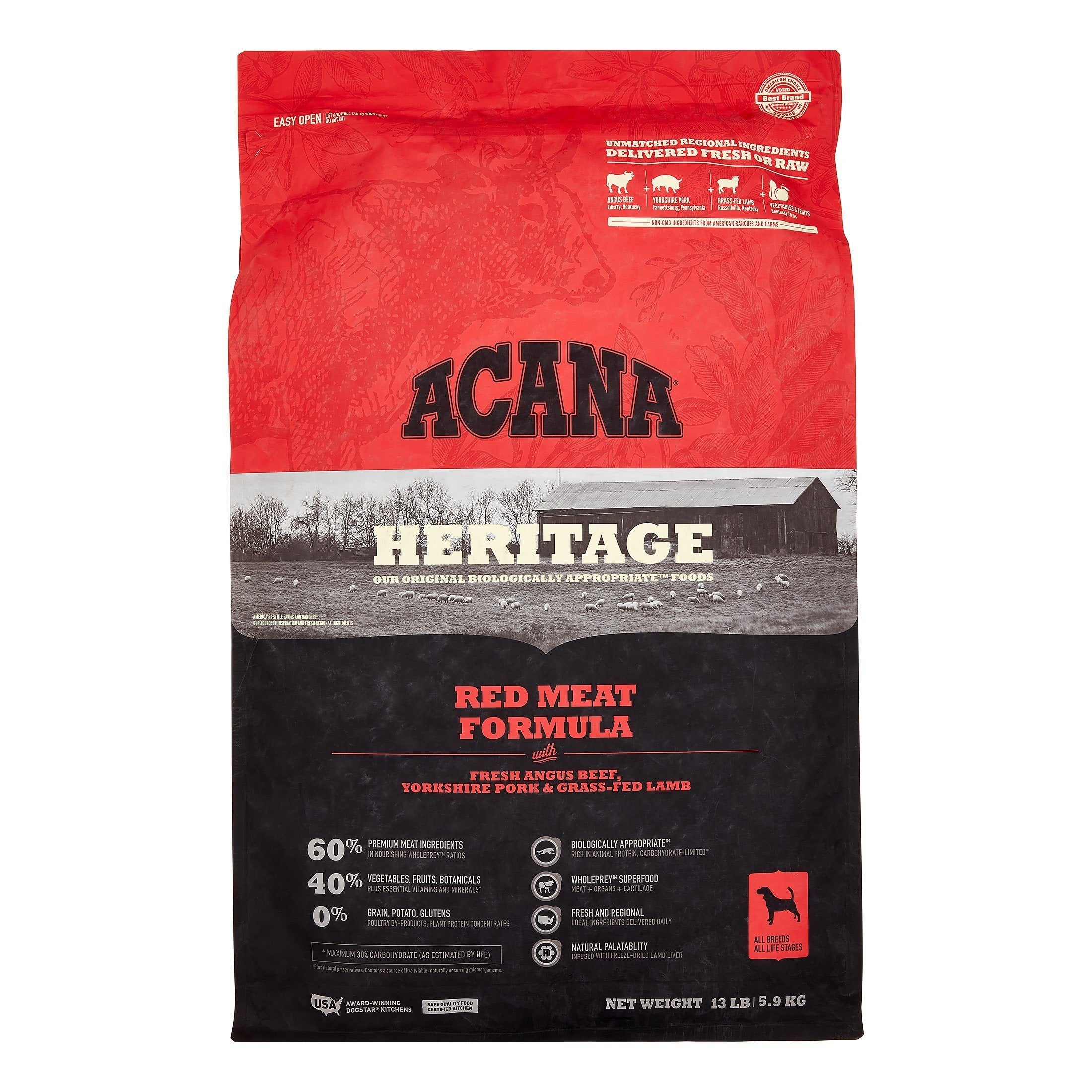 Acana 'Kentucky Dogstar Chicken' Meats Dry Dog Food - 13 lb Bag  