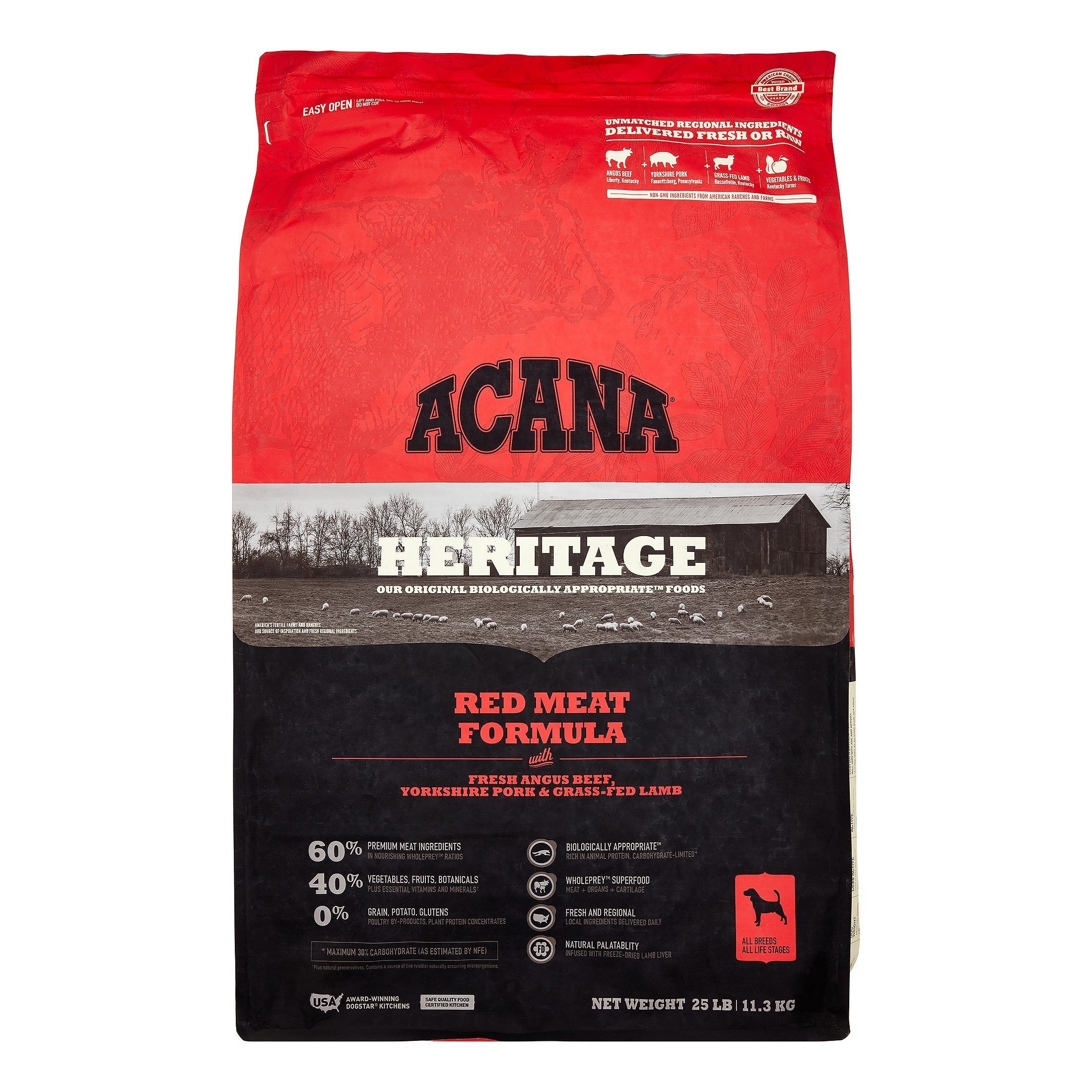 Acana 'Kentucky Dogstar Chicken' Meats Dry Dog Food - 25 lb Bag  