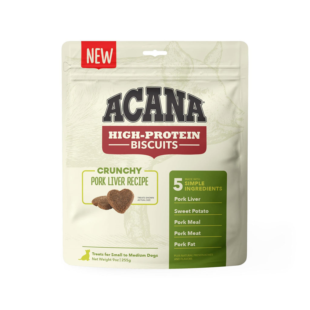 Acana 'Kentucky Dogstar Chicken' Pork Liver Recipe Large Crunchy Dog Biscuits - 9 oz Bag  