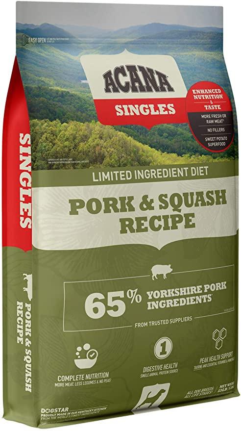 Acana 'Kentucky Dogstar Chicken' Singles Grain-Free Pork & Squash Dry Dog Food - 4.5 lb Bag  