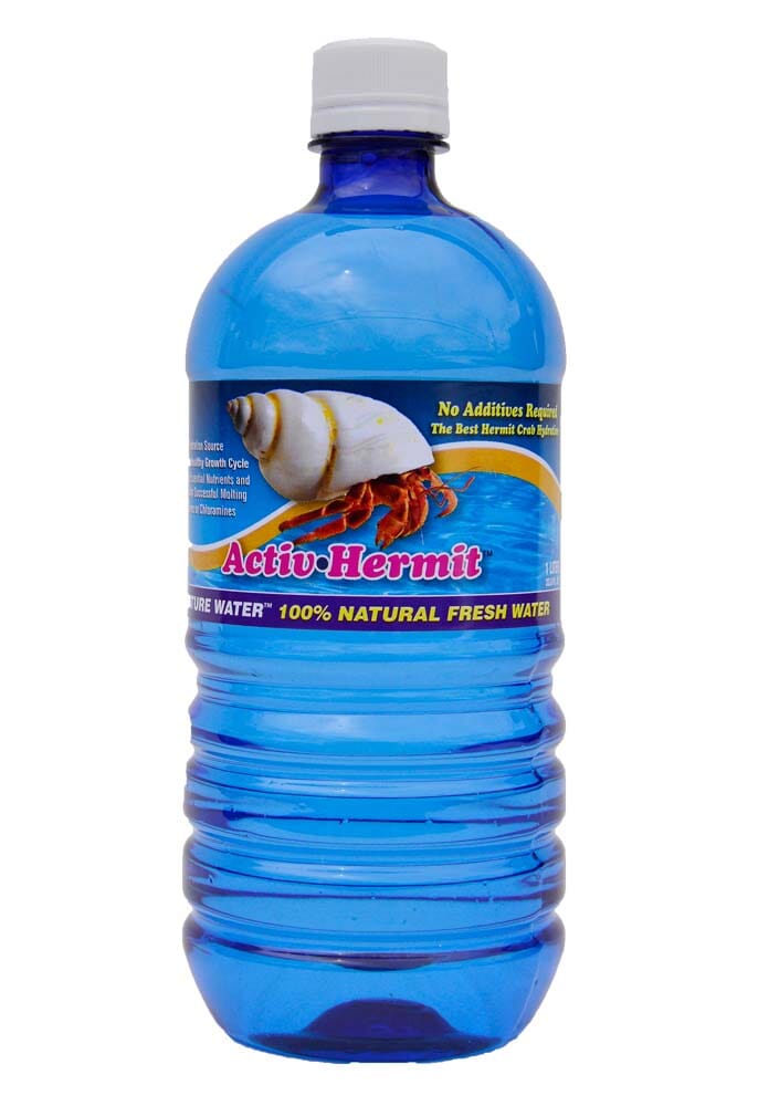 Activ-Hermit Nature Water 100% Natural Freshwater - 1 Ltr - 6 Count  