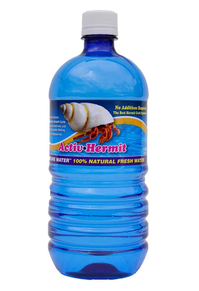 Activ-Hermit Nature Water 100% Natural Freshwater - 1 Ltr - 6 Count