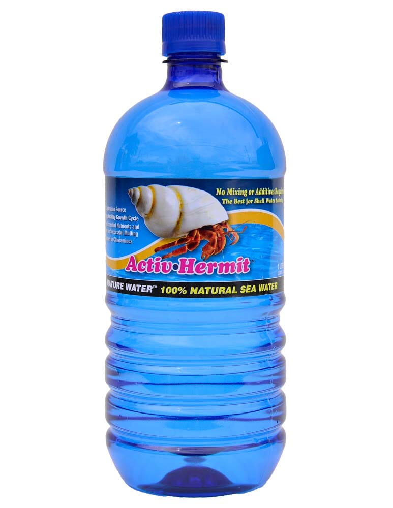 Activ-Hermit Nature Water 100% Natural Saltwater - 1 Ltr - 6 Count  