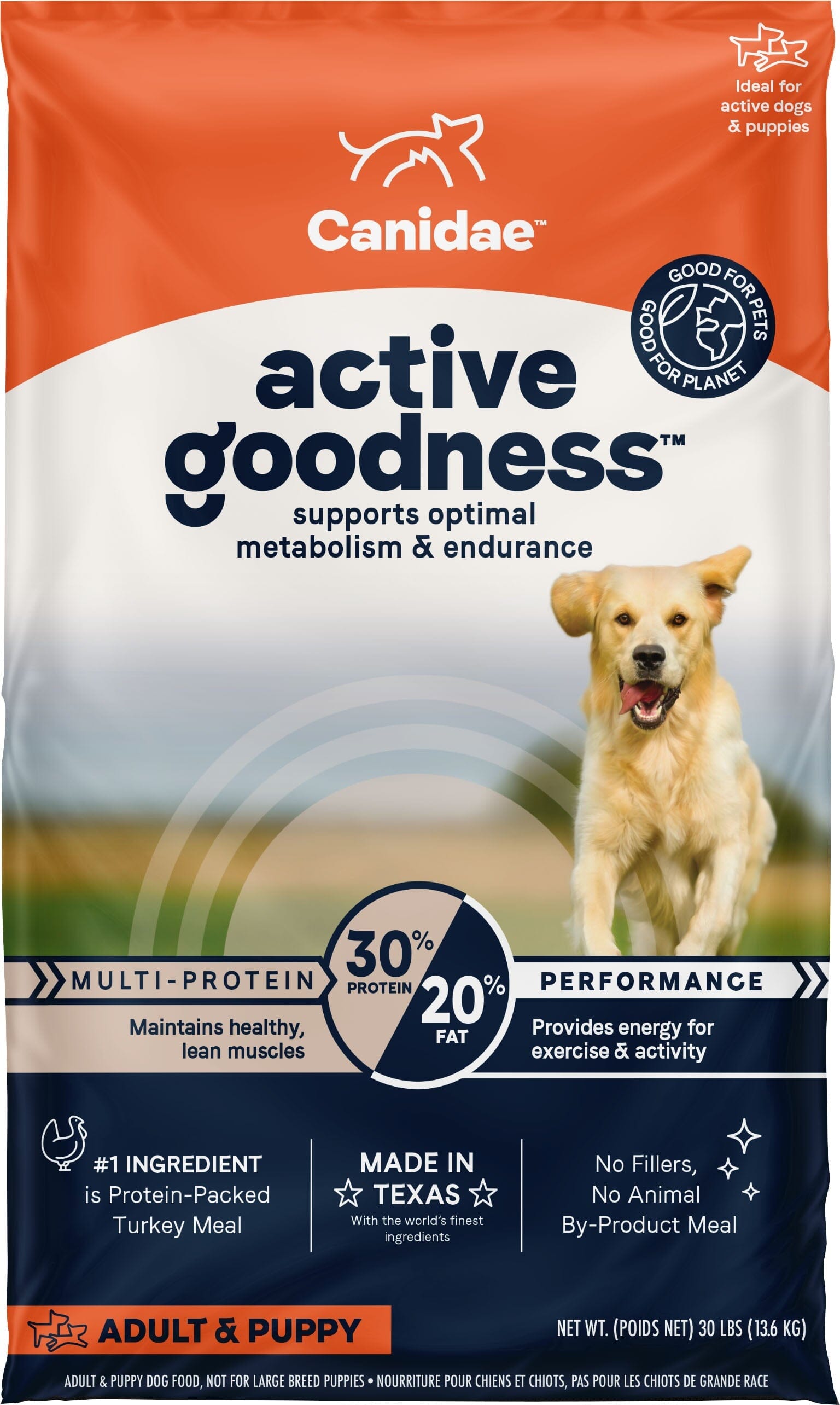 Active Goodness Canidae Active Goodness Dry Dog Food - Multi Protien ...