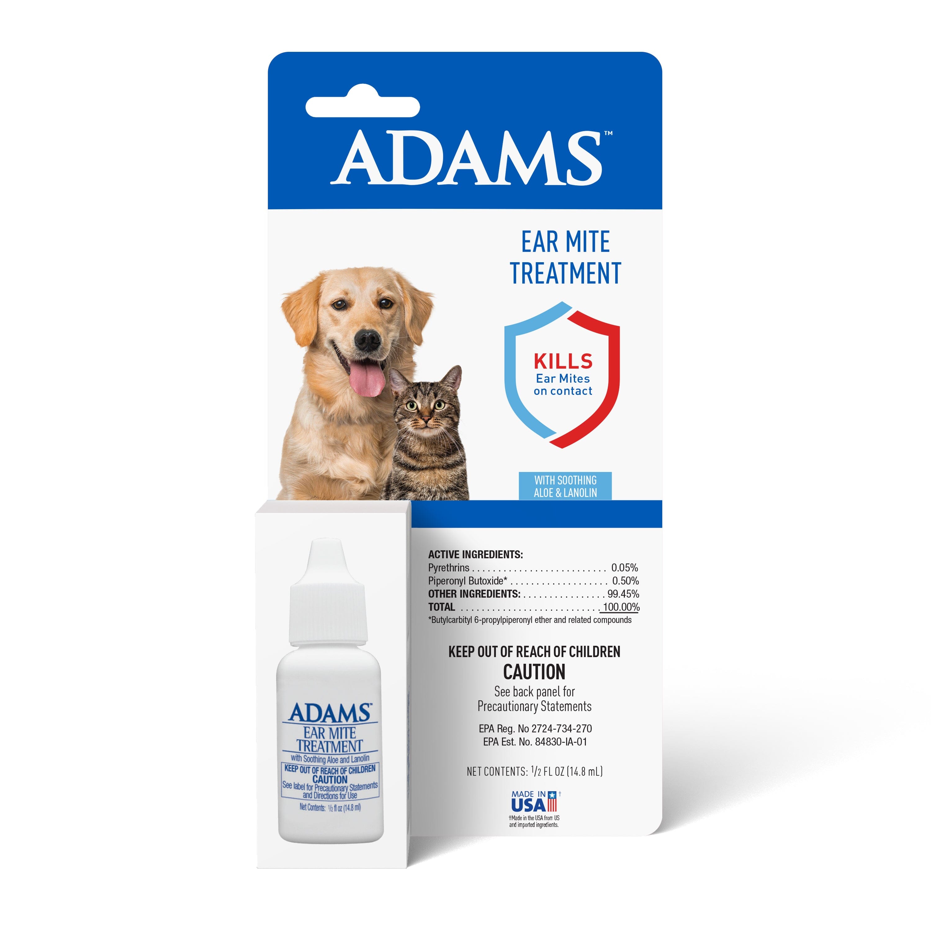 Adams Ear Mite Treatment - 0.5 fl Oz  