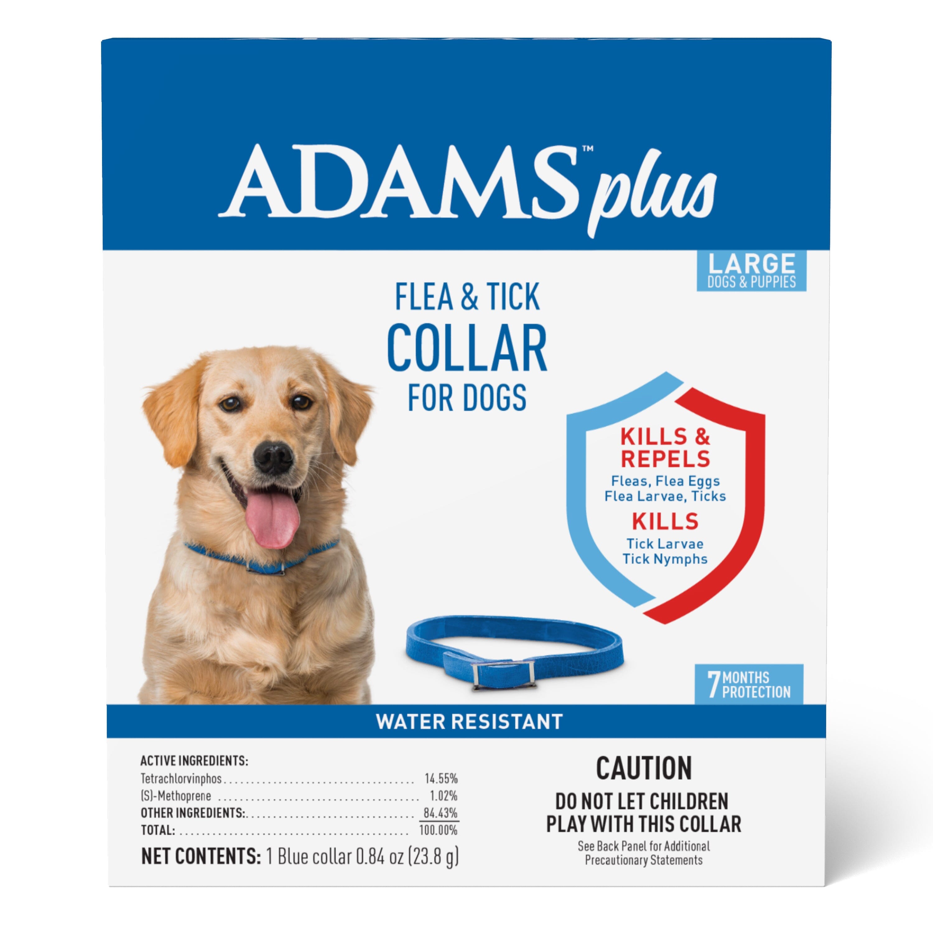 Adams Plus Flea & Tick Collar for Dogs - Large  