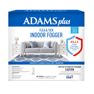 Adams Plus Flea & Tick Indoor Fogger - 3 Oz - 3 Pack