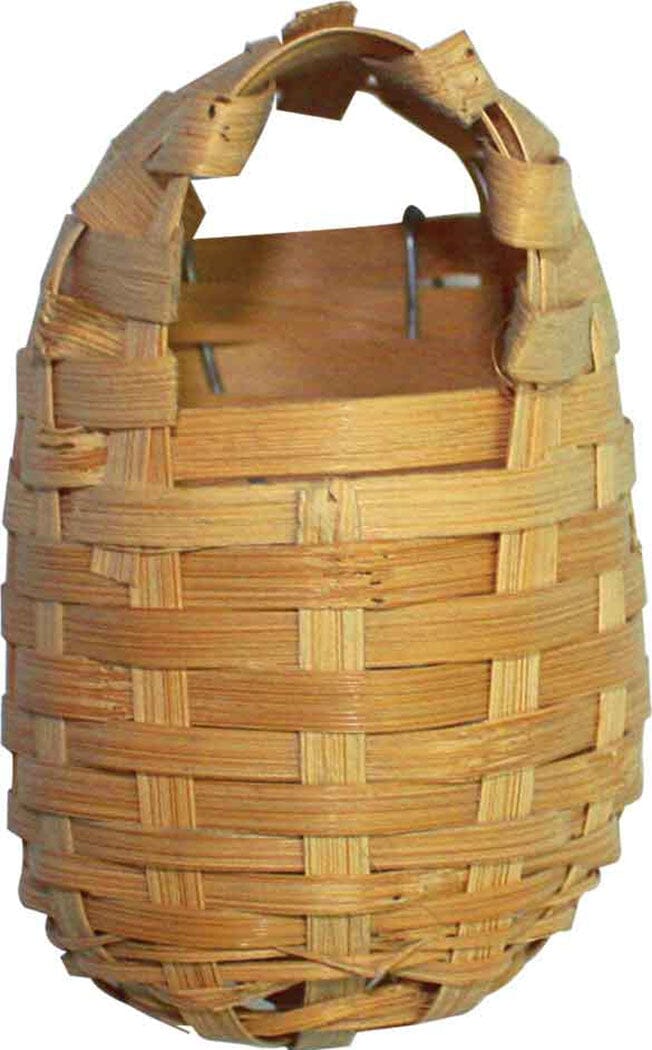 A&E Cage Company Bamboo Finch Nest - 4 X 4 X 6 In  