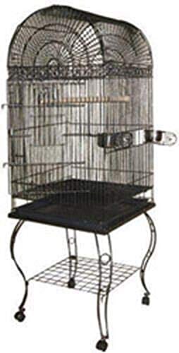 A&E Cage Company Economy Dome Top Bird Cage - Platinum - 20 X 20 X 58 In  