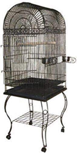 A&E Cage Company Economy Dome Top Bird Cage - Platinum - 20 X 20 X 58 In