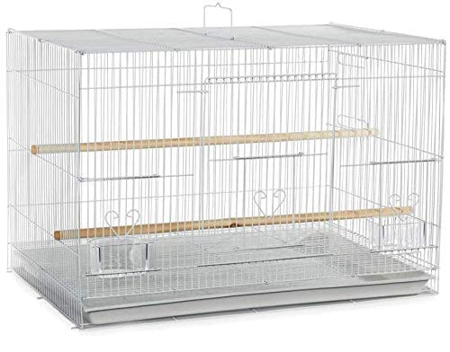 A&E Cage Company Economy Flight Bird Cage - White - 30 X 18 X 18 In - 4 Pack  