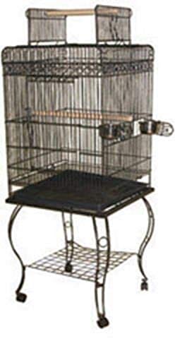 A&E Cage Company Economy Play Top Bird Cage - Platinum - 20 X 20 X 58 In  