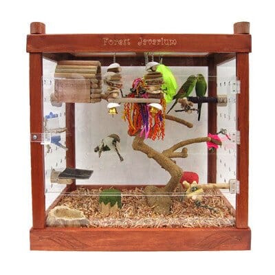 A&E Cage Company Flat Top Bird Cage - Assorted - 18 X 18 X 22 In - 2 Pack