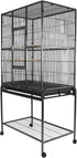 A&E Cage Company Flight Bird Cage with Stand - Black - 31 X 20 In  