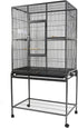 A&E Cage Company Flight Bird Cage with Stand - Black - 31 X 20 In  